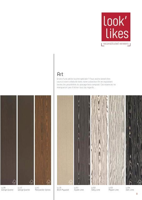 Brochure 2013 - Look'likes veneer