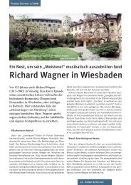 Richard Wagner in Wiesbaden - TAUNUS EDITION