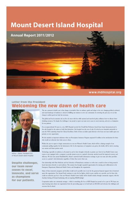 Annual Report - Mount Desert Island Hospital
