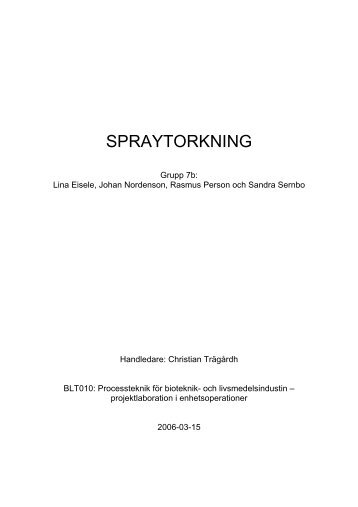 SPRAYTORKNING