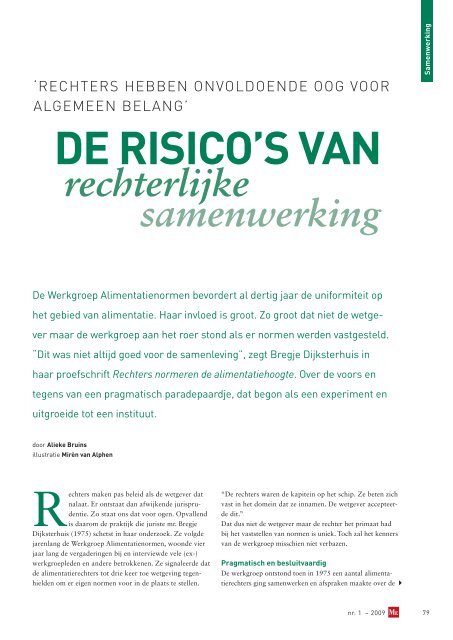 Risico's van rechterlijke samenwerking - Meester in de taal