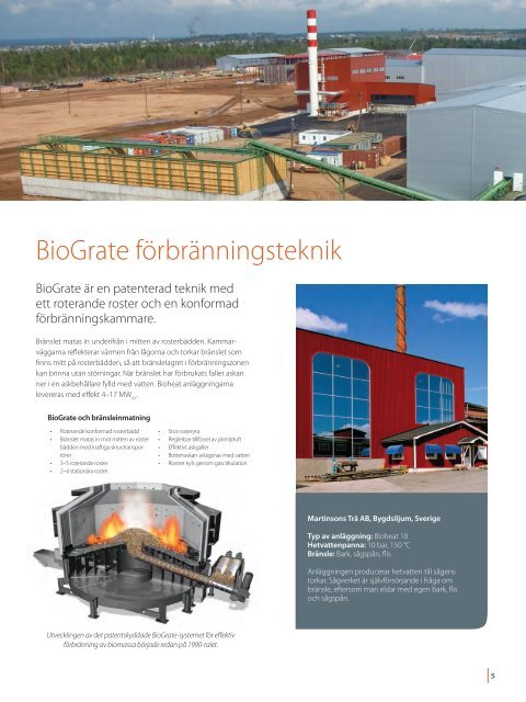 Bioheat värmeanläggningar - MW Power
