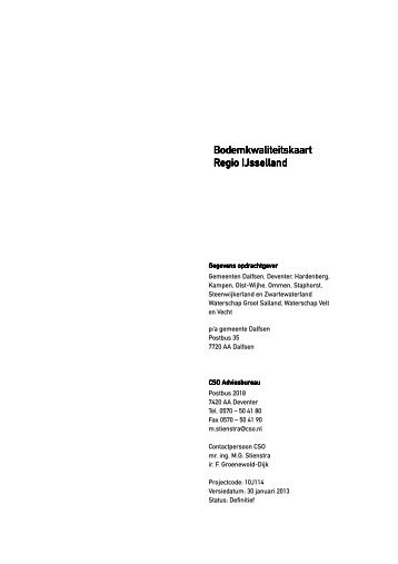 Bodembeleid, Bijlage 2, cie 20130408.pdf - Bestuurlijke informatie ...
