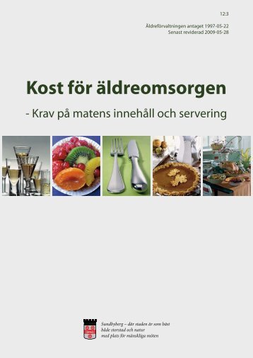 Kost för äldreomsorgen