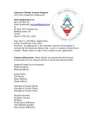 ACSP 2013 Peru Expedition Application.pdf - American Alpine Club