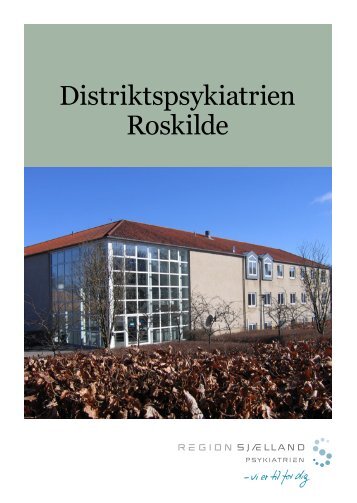 Velkomstfolder Distriktspsykiatrien Roskilde - Region Sjælland