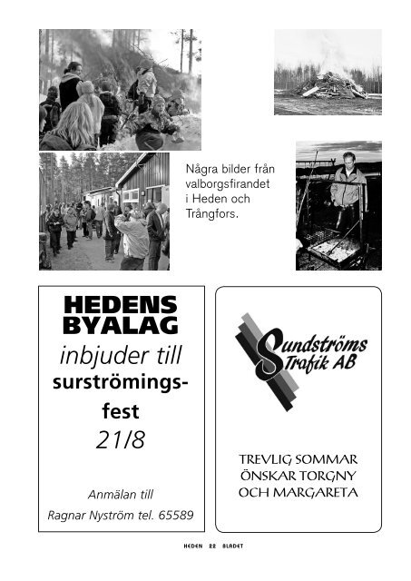 HEDENBLADET - Heden i Boden