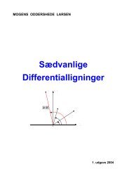 Sædvanlige Differentialligninger