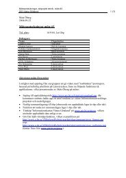 Mötesanteckningar möte #3 - Information Västra Götaland