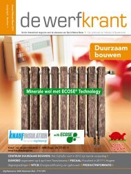 Duurzaam bouwen - de werfkrant