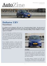 Autozine - Daihatsu YRV - Autozine.eu