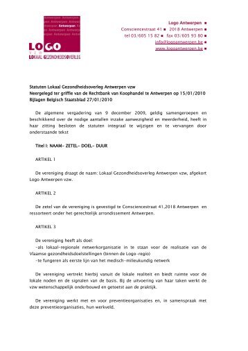 statuten conform griffie voor website 100127.pdf - LOGO Antwerpen