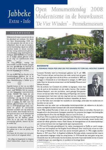 Klik hier voor de Extra-info - gemeente Jabbeke