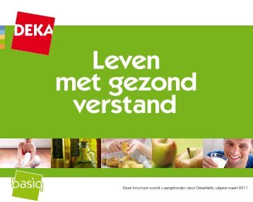 boekjes Dekabasiq 'leven met gezond verstand' - Dekamarkt