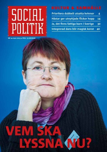 Ladda ner nr 1, 2013 av Socialpolitik, (pdf-fil)