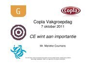 Presentatie CE wint aan importantie - Copla