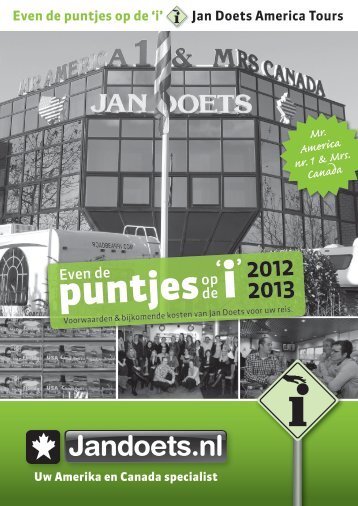 puntjes - Jan Doets America Tours