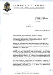 PARLAMENTO DI KORSOU - Parlamento di Kòrsou