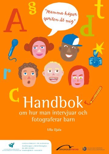 Handbok om hur man intervjuar och fotograferar barn