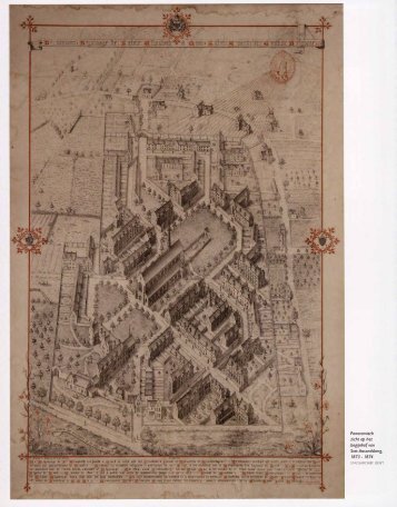 Panoramisch zicht op het begijnhof van Sint-Amandsberg, 1873- 1874