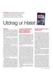 Läs utdrag ur boken Hatet (öppnas som pdf-fil). - ICA-Kuriren