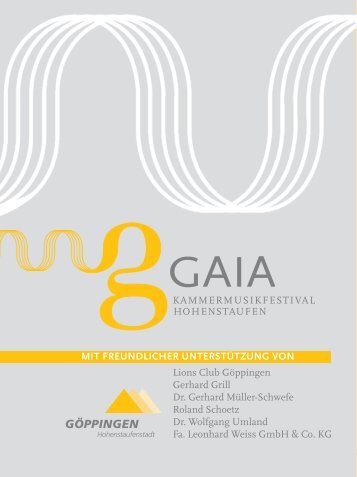 GÖPPINGEN - Gaia Festival