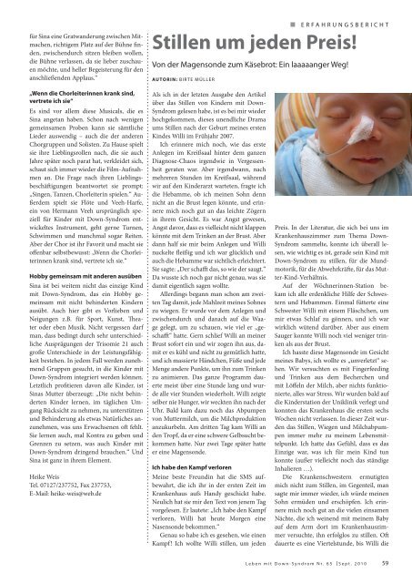 Von Der Magensonde Zum Kasebrot Birte Muller