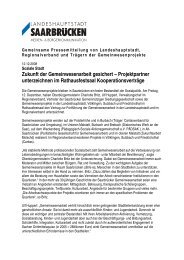 Zukunft der Gemeinwesenarbeit gesichert – Projektpartner ...