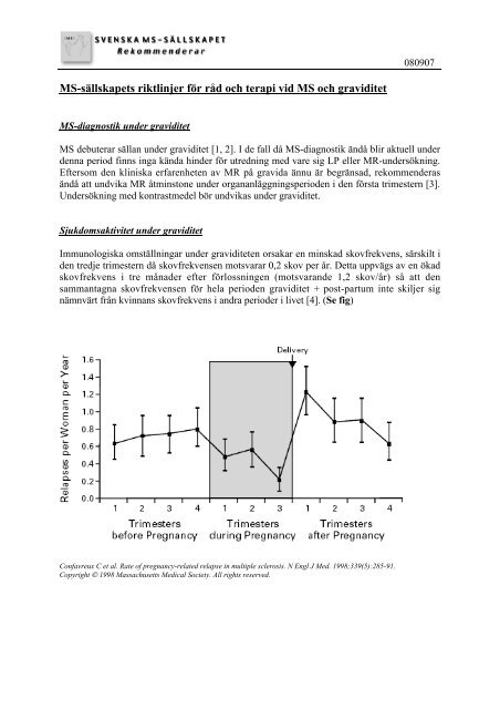 MS under graviditet - Svenska MS-sällskapet