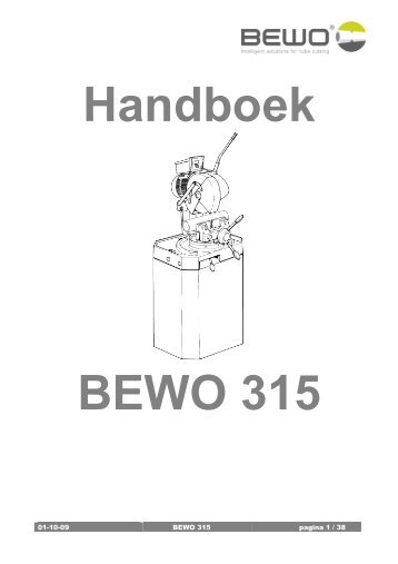 Handboek - BEWO Cutting Systems BV
