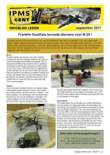 Infoblad September 2011 - IPMS Gent