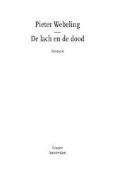 Download het fragment als PDF - Uitgeverij Cossee