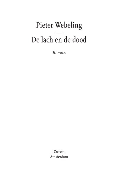 Download het fragment als PDF - Uitgeverij Cossee