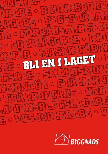 bergsprängare • are • bilförare • brunnsborrare ... - Byggnads