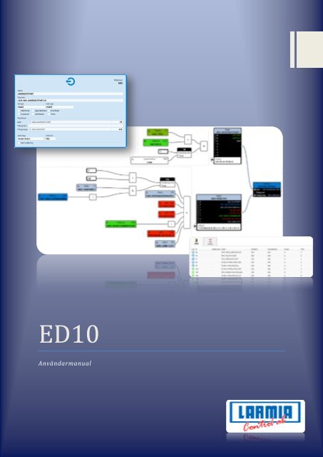 ED10 Användarhandbok (pdf) - Larmia Control AB