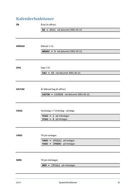 ED10 Användarhandbok (pdf) - Larmia Control AB