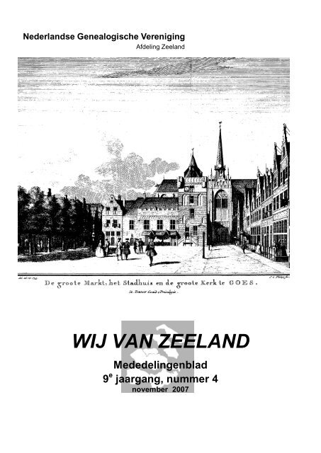 nr 4 - NGV Zeeland - Nederlandse Genealogische Vereniging