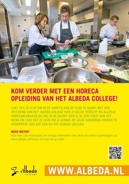 HORECA ASSISTENT - Albeda College