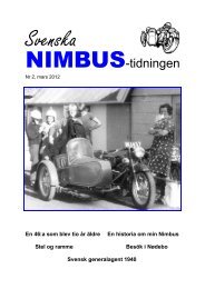 NIMBUS-tidningen - Danmarks Nimbus Touring