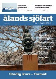 Nr 1/2010 - Ålands Sjöfart