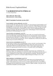Valberedningens förslag 2013.pdf - Röda Korsets Ungdomsförbund