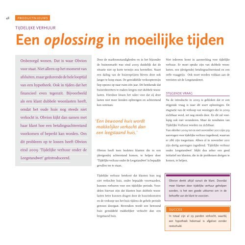 JAARmAGAZInE 2012 - Obvion