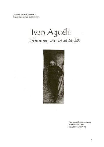 Ivan Aguéli, Drömmen om Österlandet av Kajsa Grip