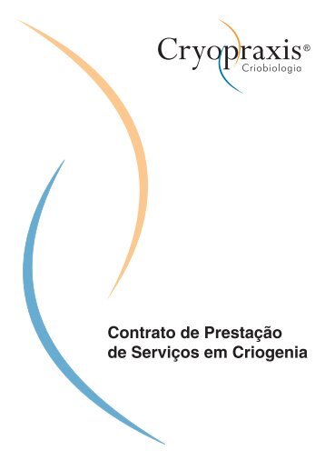 Contrato de Prestação de Serviços em Criogenia - Cryopraxis