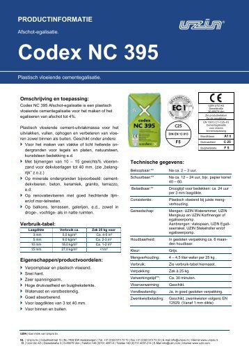 Codex NC 395