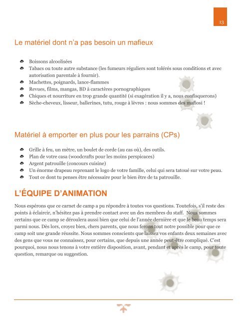 Télécharger le carnet de camp (PDF) - Marie-Med