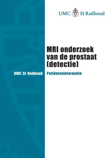 MRI onderzoek van de prostaat (detectie) - De Prostaatkliniek