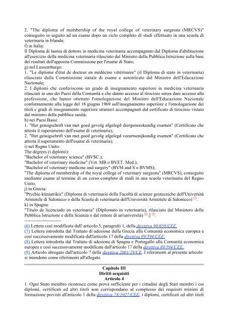 05. Direttiva UE 1026:78.pdf - Medicina Veterinaria