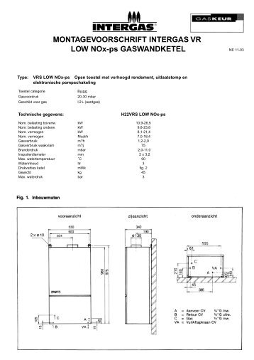 H 22 VRS Low NOx-ps - Intergas