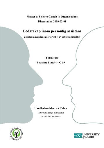 Ledarskap inom personlig assistans - Assistanskoll